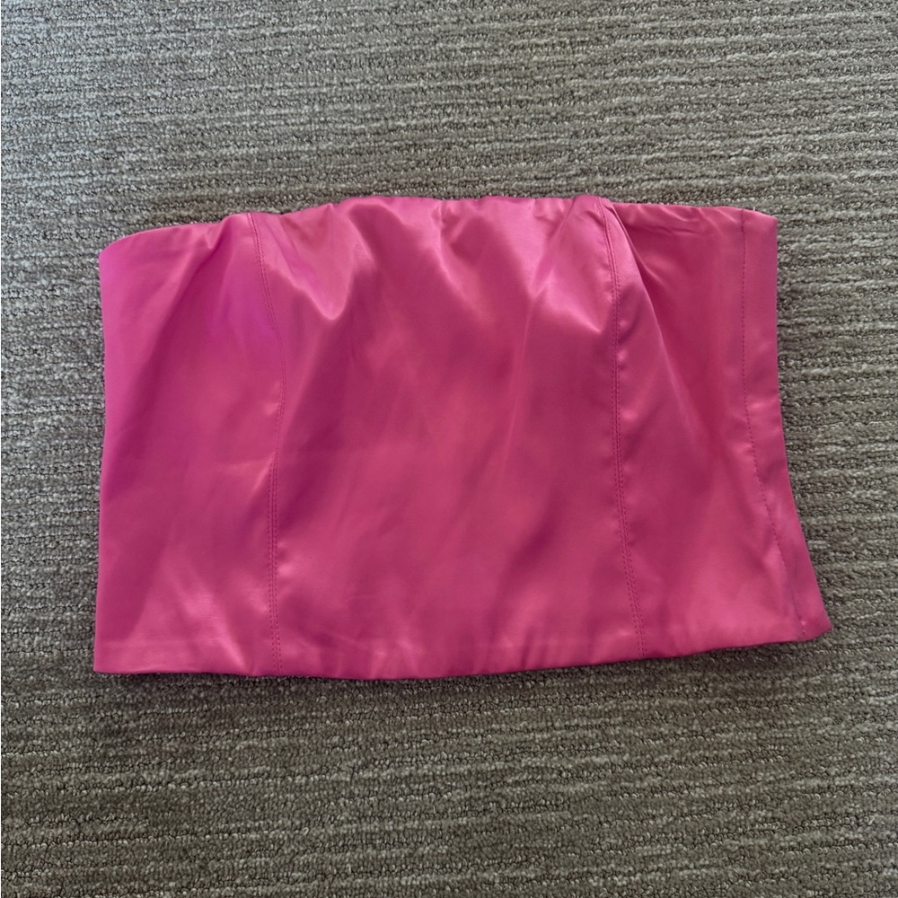Meshki Satin Tube Top